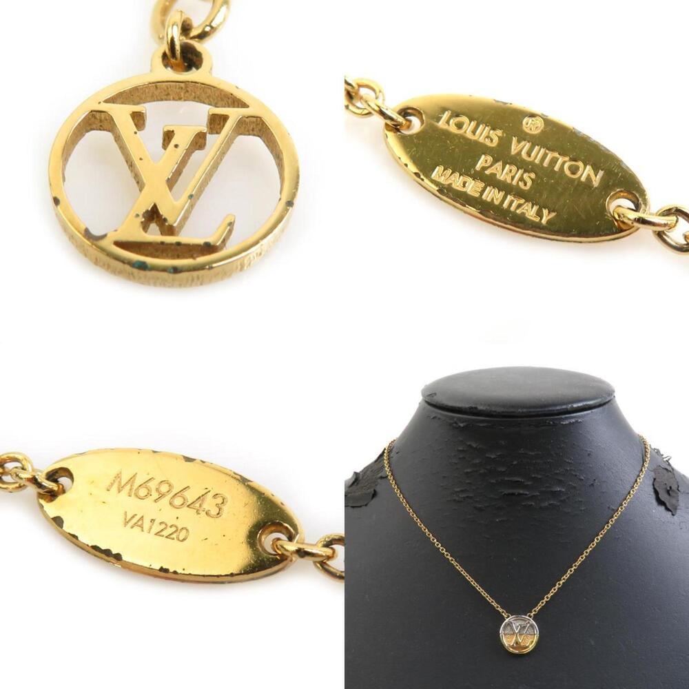 LOUIS VUITTON Gold Necklace - Picture 5 of 5